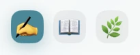 Magnified: three spaces, Writing, Reading and Life
